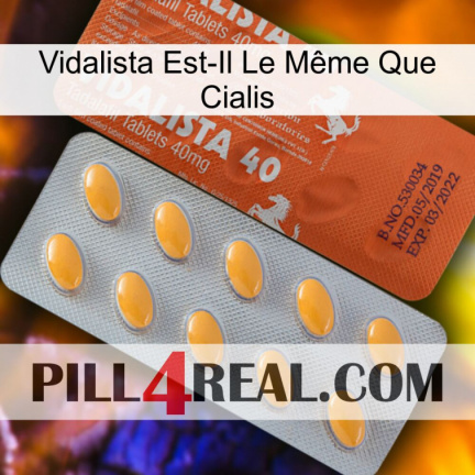 Vidalista Est-Il Le Même Que Cialis 43